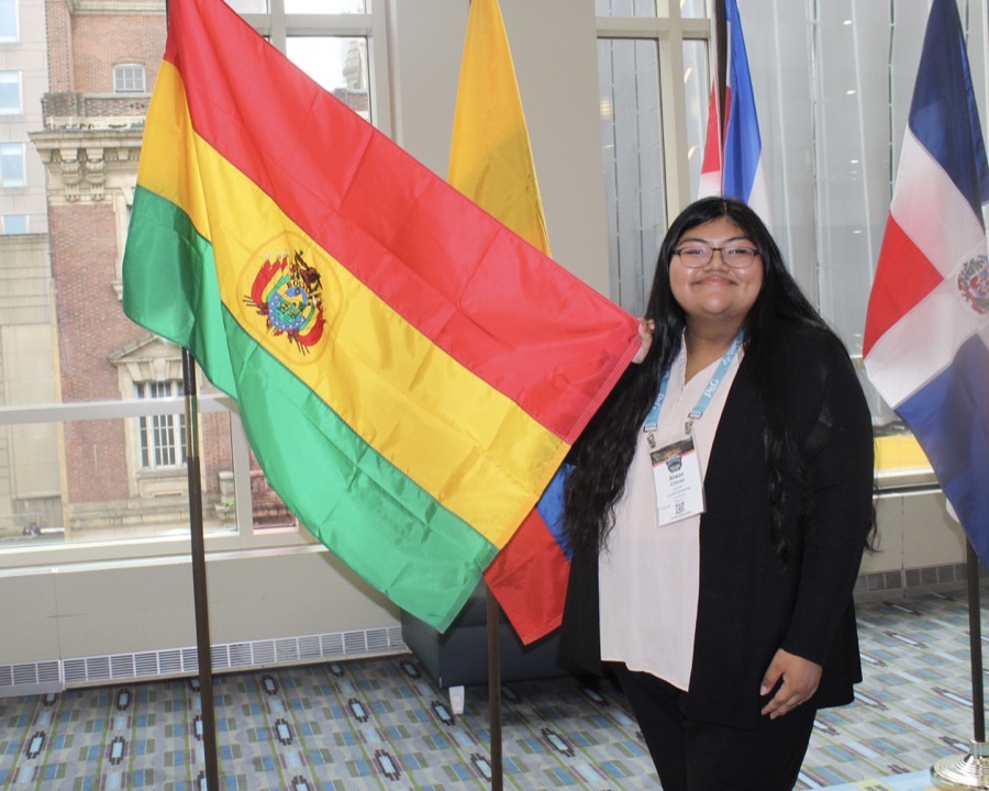 Bolivia at SHPE Conference